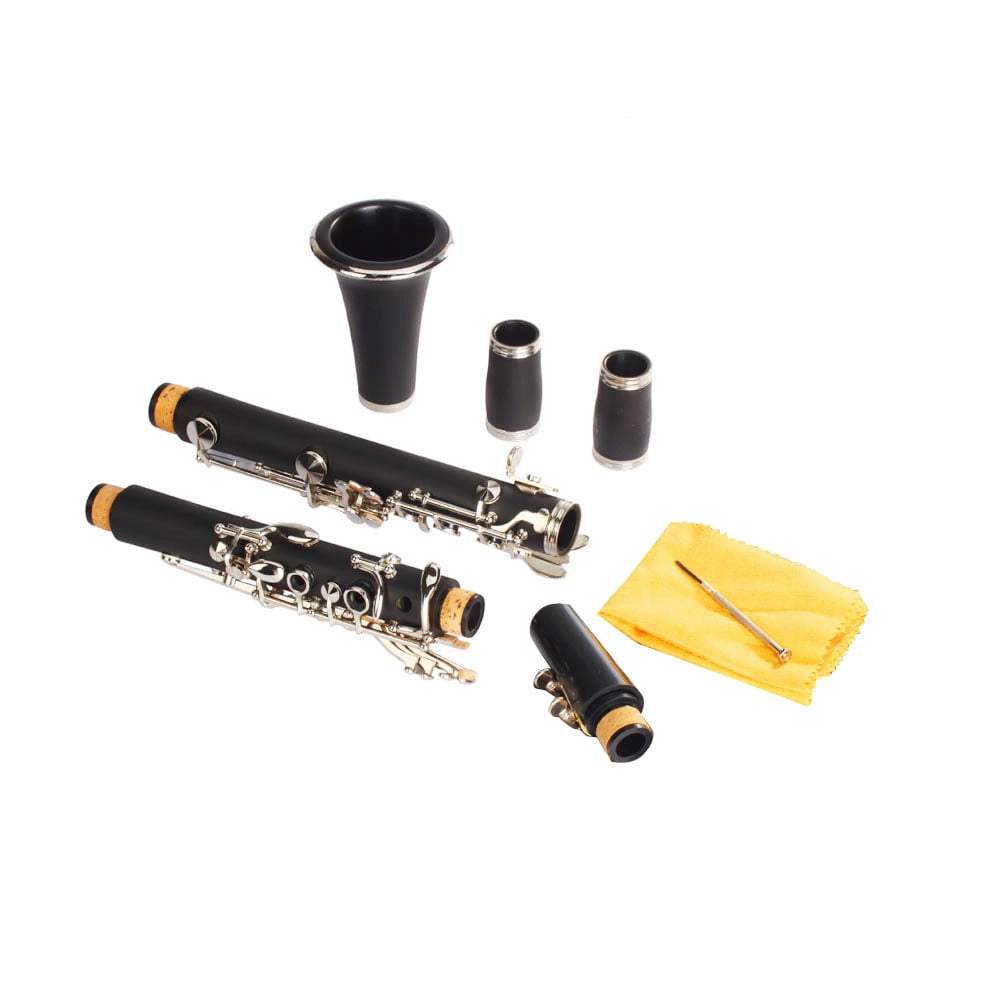 Winado Nickel-plated Bakelite Bb Clarinet for Beginner, Student