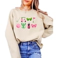 thumbnail image 2 of Girly Golf Graphics Sweatshirt for Women Preppy Golfing Sweater Sand Sweatshirt Adult Medium, 2 of 7