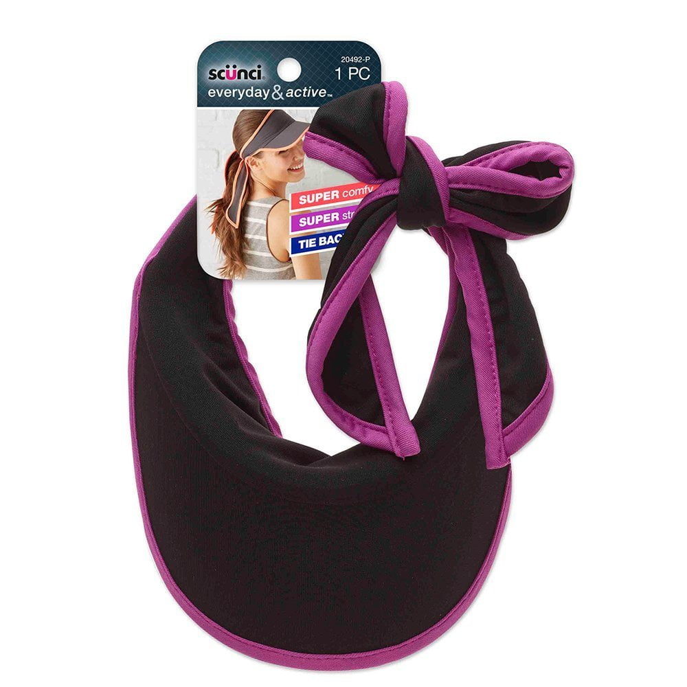 scunci Scunci Tie Back Sporty Visor Headband (Colors May Vary