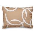 thumbnail image 2 of Creative Products Tan and White Circles 14x20 Indoor / Outdoor Pillow, 2 of 3