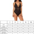 thumbnail image 4 of Mono sexy, mono de cosplay suave, mono de tela con pantalla de encaje para mujeres adultas, negro, XXL sidaley XX000036-54, 4 of 7