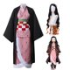 thumbnail image 2 of Disfraz de Anime Demon Slayer para adultos y niños, traje de Cosplay de Kimetsu No Yaiba, Kamado, Nezuko, Kimono con peluca, 2 of 3