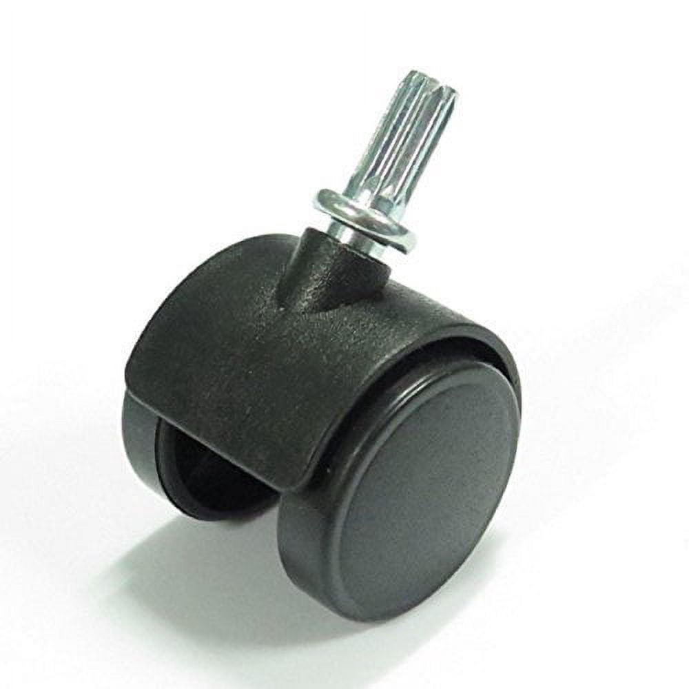 Set Of 4 Plastic Caster Wheels 3 Drawer Cart Office Storage Sterilite Black