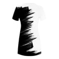thumbnail image 3 of Xihbxyly Dresses for Women 2024 Women'S Summer Dress Sleeveless Ruffle Sleeve Round Neck Mini Dress Solid Loose Short Flowy Dress Wedding Guest Dresses for Women White XXXL Limited Time Deal, 3 of 4