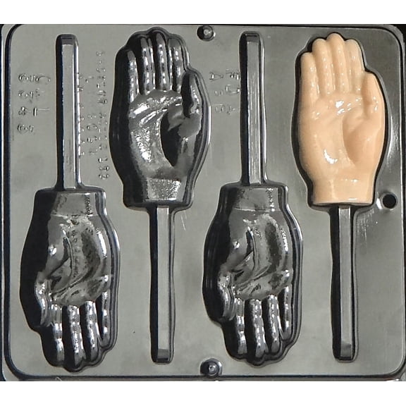 3343 Hand Lollipop Chocolate Candy Mold
