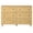 Oak Wood - 6 Drawer, variant on Wooden 3-Drawer Small Dresser, Mid Century Chest of Drawers with Oak Wood Finish, 36" Wide