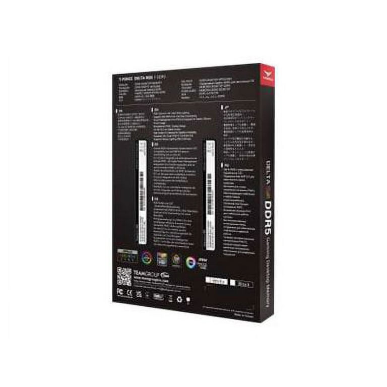 Team T-Force Delta RGB 32GB (2 x 16GB) DDR5 6400 PC5 51200 Desktop