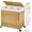 Natural, variant on Laundry Hamper with Wheels, No Install Needed, 90L Divided Handwoven Hampers & 2 Removable Liner Bags, Rattan Clothes Laundry Basket with Lid & Handles, Foldable Hampers Gray 18x13x26.4 In