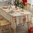 thumbnail image 1 of Granjero Gordo Mantel navideño rectangular de 55 x 39 pulgadas, estilo A, 1 of 5
