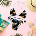 thumbnail image 6 of Starry Bees in the Sky Swimwear Bikini Set with Detachable Sponge & Adjustable Strap, Two-Pack for Beach & Pool Parties, 6 of 6