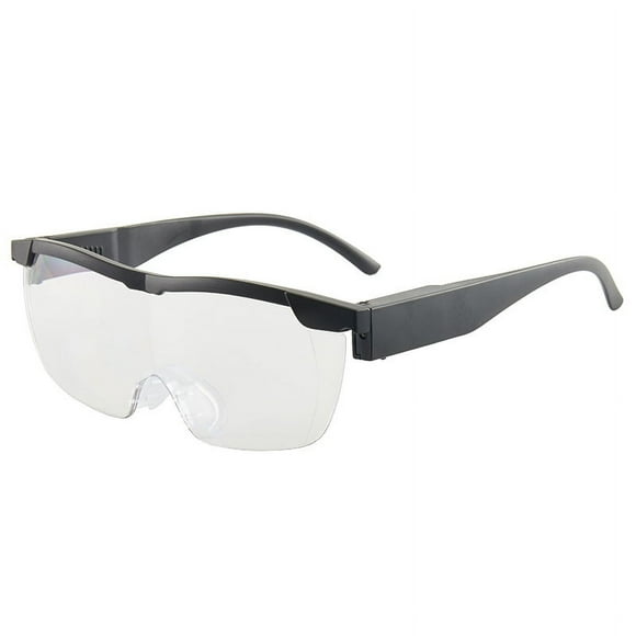 SHTUUYINGG Lunettes Grossissantes LED 160 % Lunettes de Lecture Lecture de Nuit avec Loupe Rechargeable