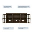 BELLEZE TV Stand Media Entertainment Center Console Cori (Espresso