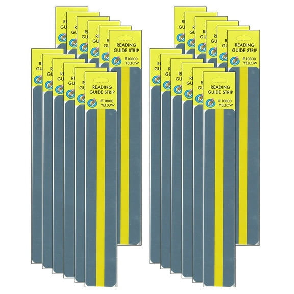 Ashley Productions Sentence Strip Reading Guide Yellow Grade K (ASH10850-2)