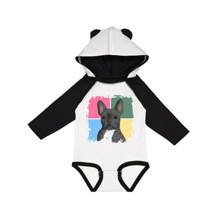 

Inktastic Blue French Bull Dog Gift Baby Boy or Baby Girl Long Sleeve Bodysuit