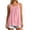 *1-Pink, variant on VBVC Women's Crew Neck Stretchy Tank Top , Ladies' Lightweight Camisole , Padded Summer Casual Shirts For Women, S-3XL