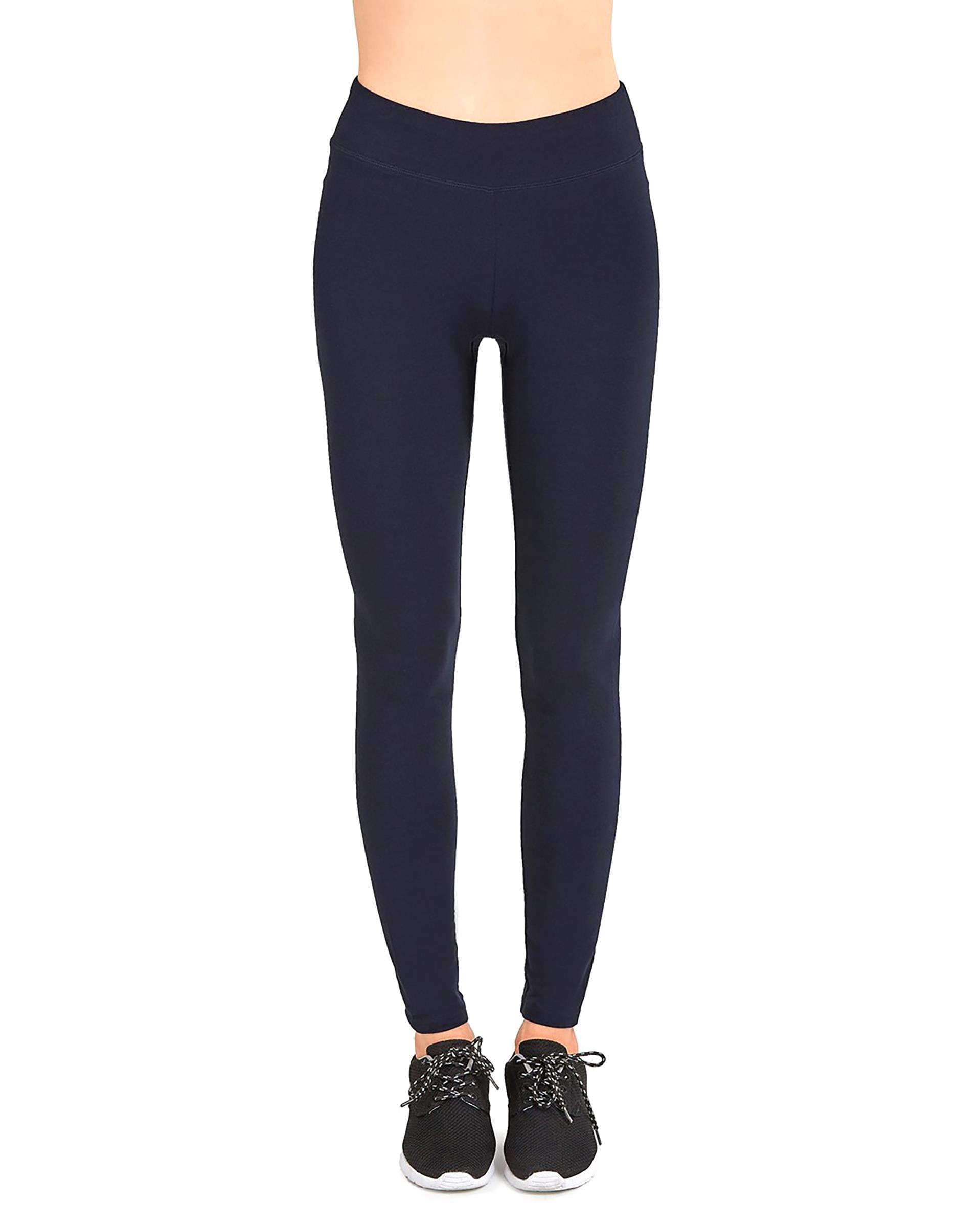 Sofra Womens Cotton Leggings Medium 