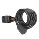thumbnail image 5 of Candado de seguridad para motocicletas y bicicletas resistente con huella dactilar para uso en exteriores con cable de acero resistente al agua y resistente al agua, 5 of 8