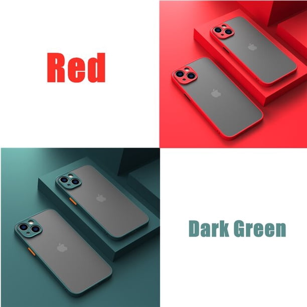 Funda de silicona mate para IPhone, carcasa a prueba de golpes, para modelos 14, 11, 13, 12 Pro Max, XS, Max, X, XR, 6, 7, 8 Plus, SE, 2 unidadesFor iPhone XS Gao Jinjia LED