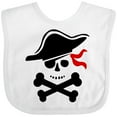 thumbnail image 3 of Inktastic Pirate Skull and Cross Bones Boys or Girls Baby Bib, 3 of 4