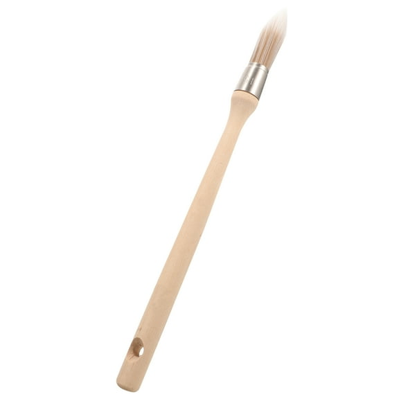 Wooden Handle Paint Brush with Chemical Fiber Bristles for Home Use Assorted Color Small Size