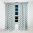 thumbnail image 3 of Designart "Nordic Chevron Grace" Chevron Room Darkening Curtain Single Panel, 3 of 6