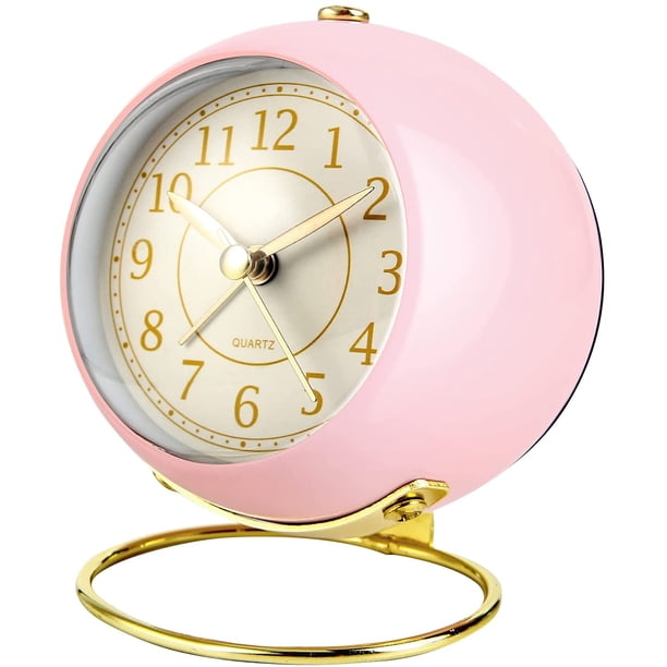 Pequeños relojes de escritorio para estante, dormitorio, oficina