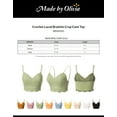 thumbnail image 2 of Made by Olivia Women's Crochet Laced Bralette Crop Cami Top, 2 of 7