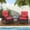 Red（Brown Wicker), variant on ATR 3-Piece Outdoor Patio Wicker Rocking Chairs Set,Rattan Rocker Chair Sets with Side Table for Porch,Khaki