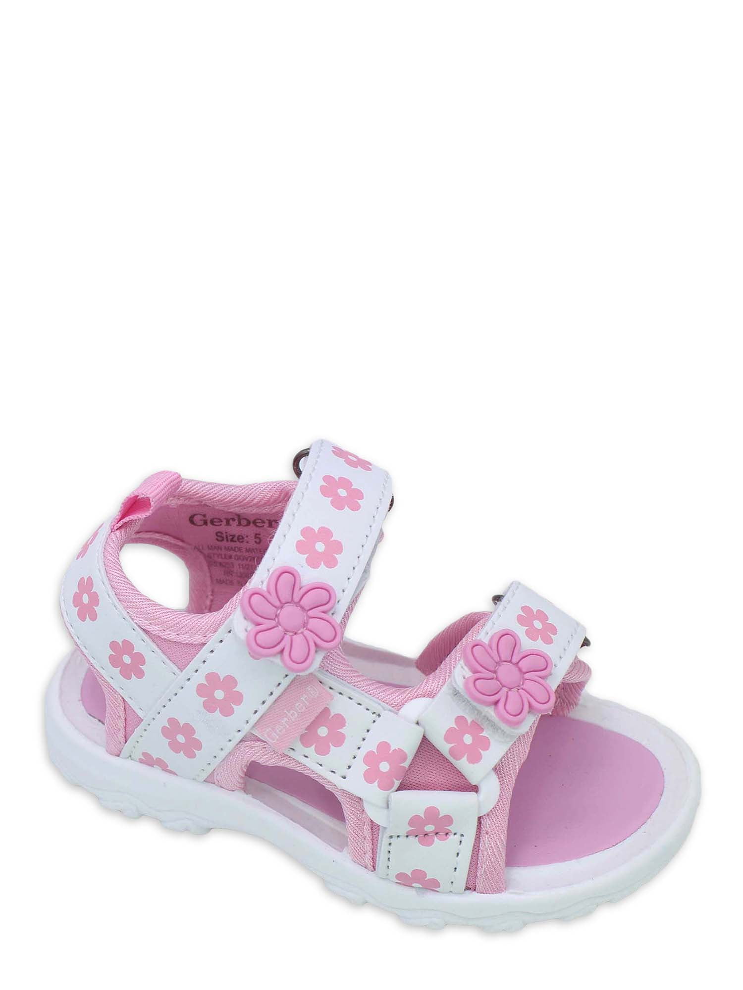 See More Colors and Sizes Skysole Girls Double Adjustable Strap Lightweight Sandals Grey & Pink 