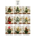 thumbnail image 4 of Walson Cloth Ribbon Jingle Bell Christmas Pine Tree Desk Small Mini Xmas Craft Decoration Home Office Show Window Ornament Gift, 4 of 8