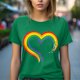 thumbnail image 1 of Fiudx Ofertas de La Semana Camiseta de Manga Corta Holgada con Cuello Redondo y Estampado Informal a La Moda para Mujer, 1 of 5