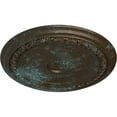 thumbnail image 3 of 31 1/8"OD x 1 1/2"P Carlsbad Ceiling Medallion Bronze Blue Patina Finished, 3 of 6