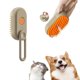 thumbnail image 1 of high qualitySteamy Cat Brush, Electric Spray Steam Cat Hair Brush, 3 In 1 Cat Spray Massage Grooming Brush, Self Cleaning Steamy Cat Brush, 1 of 5