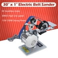 thumbnail image 2 of 110V 1x30" Belt Sander Bench Grinder Knife Sharpener with Large Table Polishing Sander Fixed Angle Grinder Tool 550W, 2 of 20