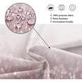 thumbnail image 4 of Cortina de ducha de tela rosa brillante con brillo, decoración de baño para mujeres y niñas, 182 cm de ancho x 182 cm de alto, color oro rosa brillante (sin brillo brillante), decoración para baño,, 4 of 6