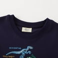 thumbnail image 4 of Chandail à Col Rond en Coton pour Garçons Dinosaur Tops à Manches Longues pour Tout-Petits 2-7T, 4 of 5