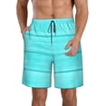 thumbnail image 1 of Fotbe Turquoise Wooden Trajes de Baño Estampados para Hombre, Shorts de Verano de Secado Rápido, Ropa de Playa, Bañadores-Medium, 1 of 6