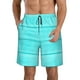 thumbnail image 1 of Fotbe Turquoise Wooden Trajes de Baño Estampados para Hombre, Shorts de Verano de Secado Rápido, Ropa de Playa, Bañadores-3X-Large, 1 of 6