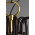 thumbnail image 4 of 11737OIAB Haven Uplight Chandelier, Oil Rubbed Bronze / Antique Brass, 4 of 5