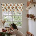 thumbnail image 5 of Watermelon Valances for Windows Farmhouse Kitchen Curtains Valances Rod Pocket Valance Curtains for Kitchen Windows Summer Lemon Tea Retro Tropical Palm Leaves Window Valances for Bathroom 54"x18", 5 of 6