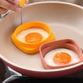 thumbnail image 6 of Eqslft Reversible Egg Rings With Handle for Frying Eggs, Non Stick Egg Cooker Ring Molds, Silicone Crumpet Ring Mold for Muffins Pancake Breakfast Sandwich Burger, 6 of 6