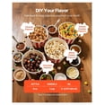 thumbnail image 3 of Popcorn Machine with Cart, 8oz Kettle, 800W Popper, 6-8 Cup Batch, Theater Style, 2-Button Control, Glass Door, 3 Spoons, Black, 3 of 9