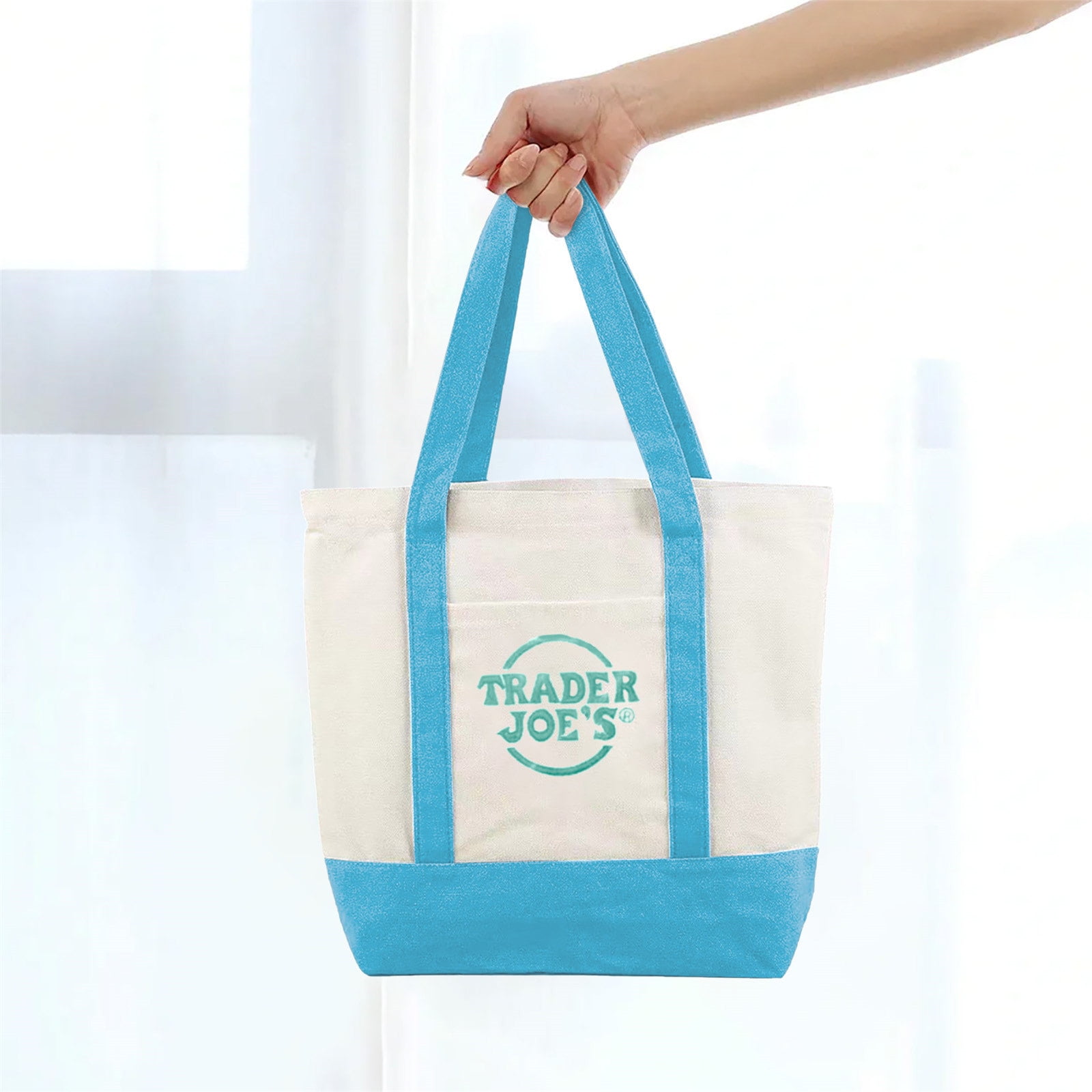 TRADER JOE'S 2025春最新作トートバッグ　4点セット Amazon.com: Set of 4 Trader Joe's Mini Tote Bag Pastel 2025