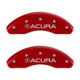 thumbnail image 2 of Set of 4 Red Caliper Covers w/Acura/ILX logo for 16-17 Acura ILX by MGP Fits select: 2016 ACURA ILX BASE WATCH PLUS, 2017-2018 ACURA ILX PREMIUM/TECHNOLOGY, 2 of 2