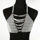 thumbnail image 4 of Pearl Body Chain Bra Charms Beaded Costume Accessories para Beach Party Salvador Cadena del cuerpo, 4 of 7
