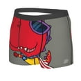 thumbnail image 2 of Balery Dinosaur Super Hero Cartoon Men's Boxer Briefs, Soft and Breathable Cotton Underwear with nylon Waistband-Medium, 2 of 9