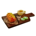 thumbnail image 2 of HILABEE Afternoon Tea Toy Model Dollhouse Accessories Hot Dog Realistic Food Model Snack, 2 of 9