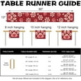 thumbnail image 3 of Valentines Day Dog Cat Paw Prints Table Runner, Red Love Hearts Kitchen Dining Table Decoration Pet Lover Gift, Anniversary Wedding Burlap Indoor Outdoor Home Decor Party Supply 13.8 x 90 Inches, 3 of 6