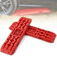 thumbnail image 1 of VEVOR 2 Pcs Planches de Traction avec PP pour Boue Neige Sable Sac de Rangement Long Rouge, 1 of 1
