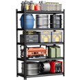 thumbnail image 1 of AKDSteel 3/5-Tier Heavy Duty Metal Shelving Unit, Adjustable Garage Storage Rack, Powder-Coated Steel, 770 lbs Per Shelf, 1 of 7
